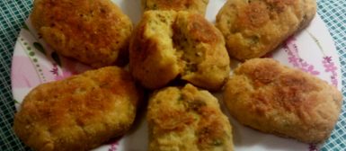 Bolinhos de arroz assados (calorias reduzidas)