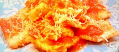 Tortéi de batata doce da tia Geni (Tortelli di patate dolci)