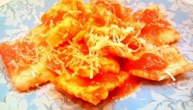 Tortéi de batata doce da tia Geni (Tortelli di patate dolci)