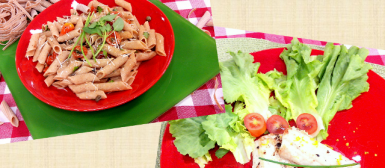 Filé de peixe com macarrão leve no Você Bonita