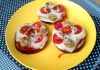 Mini pizzas de berinjela