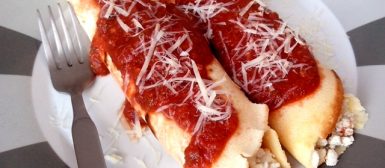 Panquecas sem glúten de ricota temperada