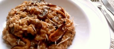 Risotto alla Valdostana (ou Risoto à Valligiana, com cogumelos e queijo)