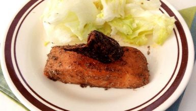 Salmão com chá verde do Jamie Oliver