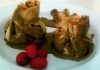 Trouxinhas de espinafre com frango