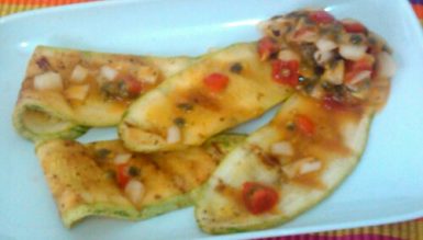 Abobrinhas grelhadas