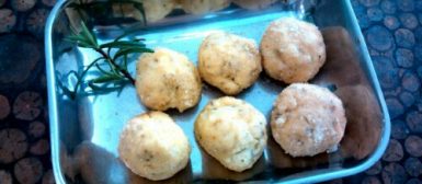 Bolinhos assados de ricota