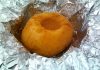 Maçã com calda no forno