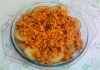 Batatas com ovos temperados