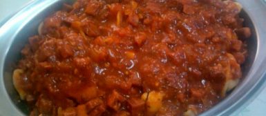 Molho de tomate com calabresa e/ou pepperoni