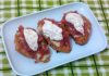 Bruschettas de salame com queijo e cream cheese de ervas