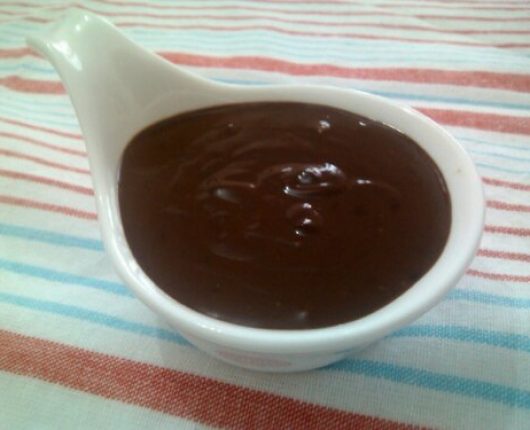 Ganache (creme de chocolate com creme de leite)