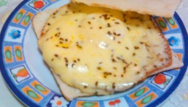 Pão com ovo diferente