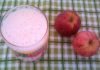 Vitamina de iogurte com maçã e coco