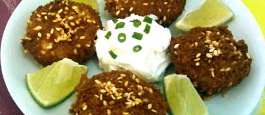 Falafel (bolinhos de grão de bico)