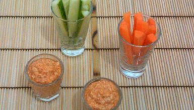 Creme de tofu com páprica (calorias reduzidas/ vegano)