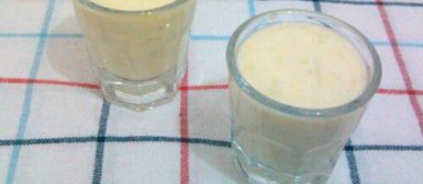 Iogurte aromatizado com laranja